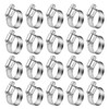 Jubilee Clips, Hose Clips, 20pcs Hose Clip Clamp 10-16mm Adjustable