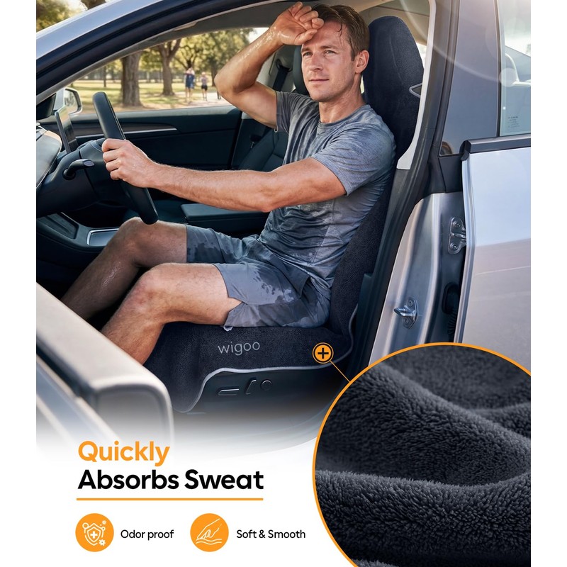 Wigoo Car Seat Cover Towel, Waterproof, for Use After Gym,