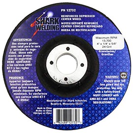 Shark 12732 4-Inch by 0.25-Inch by 0.625-Inch Depressed Center Wheel