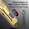 LQT Professional Hair Clipper Set, Gold, LED Display, with Trimmer,