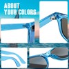 Joopin Classic Sunglasses Men's Polarised Retro Rectangular and UV400 Sunglasses