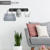 Maxzwell Black Wall Mount Coat Rack with 5 Hooks –