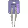 Claire’s Claires Silver Rhinestone 4 in Fringe Drop Earrings Pierced