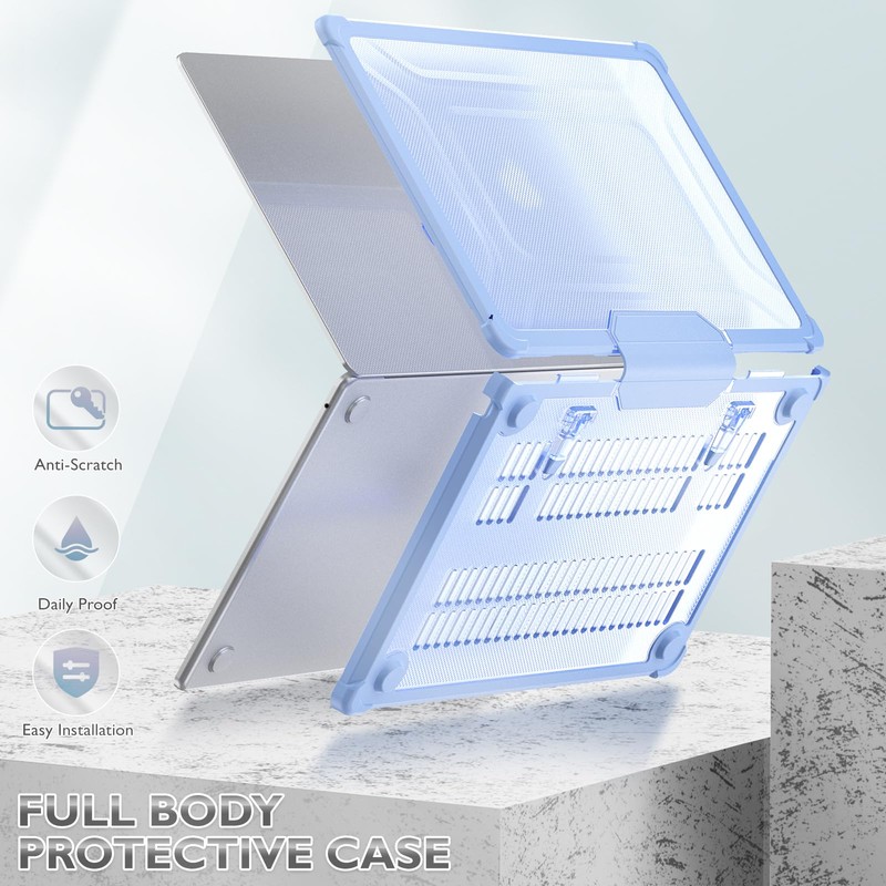 SEYMCY for MacBook Air 15 inch Case M3 A3114 2024