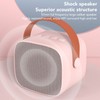 Bluetooth Speaker Microphone Set Multifunction HiFI Stereo Portable Handheld Karaoke