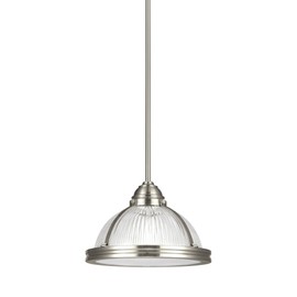 Sea Gull Lighting 65060-962 One 65060-962-One Light Pendant, Brushed Nickel