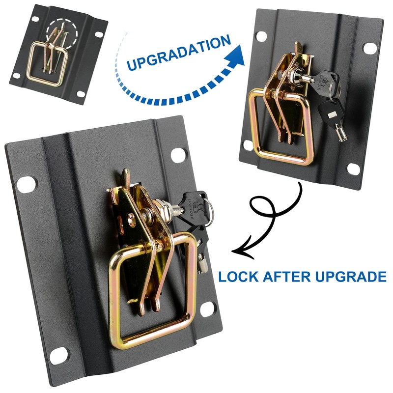 Z8 Tie Down Anchors Boxlink Cleats with Anti-Theft Lock for