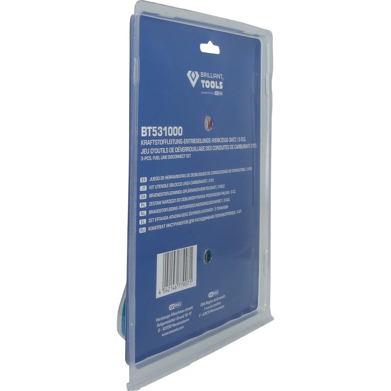 BRILLIANT TOOLS BT531000 Fuel Line Release Pliers Set, 3-Piece [Powered