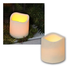 LED-Leuchtkerze aus Kunststoff, flackernd