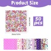 Fabrics for Sewing, Patchwork Fabric - Pack of 50 Cotton