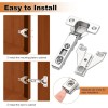 Probrico Full Overlay Soft Opening Clip On Face Frame Mounting