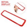 UOIENRT Hood Vents Cover Trim Red Replacement for Jeep Wrangler