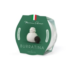 Mamma's Burratina with Truffles Mozzarella & Cream Fresh Italian Cheese - 8 oz / 227 g (Pack of 1)
