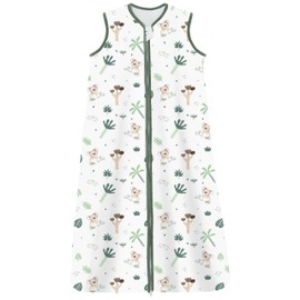 Chilsuessy Children's Summer Sleeping Bag, 0.5 Tog, Baby Summer Sleeping Bag Made of 100% Cotton, Baby Sleeping Bag, Sleeveless Pyjamas for Boys and Girls, Cute Koala, 90 cm / Baby Height 90-105 cm