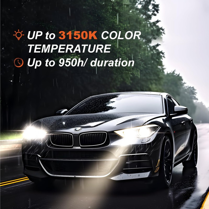 Gentle King H9 Halogen Headlight Bulbs - High Performance Headlight