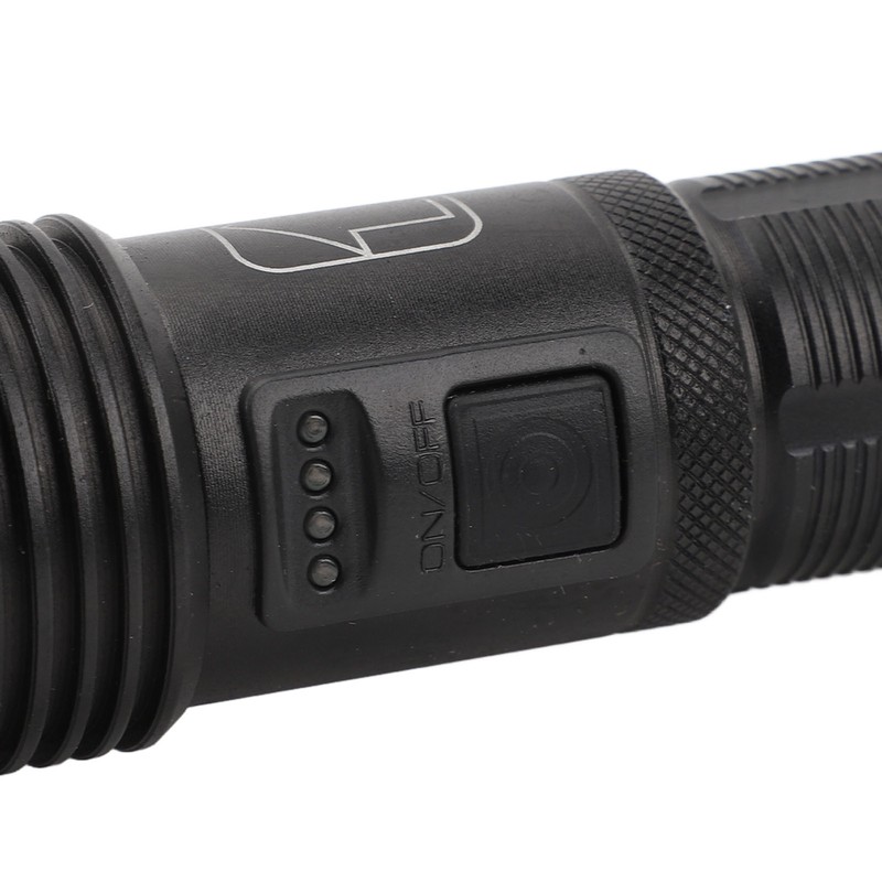 USB Rechargeable Flashlight Super Bright Powerful Flashlight Waterproof Handheld Flash