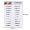 KESYOO Eyebrow Stickers 4D Eyebrow Stickers Eyebrow Decals Tattoo Eyebrow