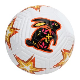 Soccer Ball Size 5 High Elasticity Professional Rabbit Pattern Training Football for Matches Exams
