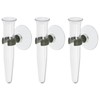 PATIKIL Floral Water Tubes with Suction Cup, 3 Pcs 0.6"