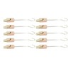 Laundry Hooks Clip Industrial Solid Wood Rotary Multifunctional Hanging Hooks