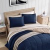 Nautica - Twin Comforter Set, Reversible Microsuede Bedding with Matching