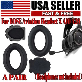For Bose Ear Pads Cushions Replacement for Aviation Headset X A10 A20 Bose Headphones