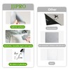 Dry Erase Sticky Notes. Reusable Whiteboard Stickers 4"x4" - 8