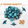 30PCS Blue Rocker Molding Retainer Clip Compatible with Hyundai Kia