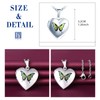 Yumilok Locket Chain Women's Necklace Love Heart Butterfly Amulet Locket