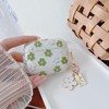 MINSCOSE Compatible with AirPods Pro Clear Case,Cute Cartoon Flower Pattern