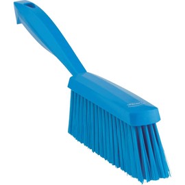 Vikan 45893 Bench Brush, Polypropylene/Polyester Bristle, 14", Blue