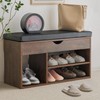 Apicizon 31 Inches Storage Bench, Shoe Bench with Flip Top