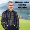 Suspenders for Men Heavy Duty 2 Inch Wide Mens Suspenders