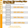 Tile Leveling System 1/51" (0.5mm), Tile Spacers with 1 Tile