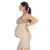 MeMoi SlimMe Women's High-Waist Nylon Maternity Slip Nude Small