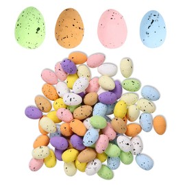 Easter Decoration Eggs Colorful Foam Eggs Fake Egg for Easter Party Decorations Wreath Decor Basket Stuffers Fillers Easter Hunt Classroom Prize Supplies Party Favors Toy Supplies