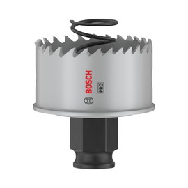 Bosch 1 x Pro Sheet Metal Power Change Plus Hole Saw (for Stainless Steel Sheets, Steel Sheets, Diameter 48 mm, Professional Accessories Drill/Screwdriver)