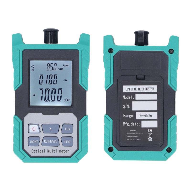 Optical Power Meter Mini Fiber Optic Cable Tester Multimeter High