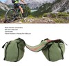 Bicycle Bike Rear Seat Carrier Bag Canvas Cycling Double Bags