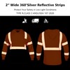 VENDACE 3pcs Safety Reflective High Visibility Long Sleeve Shirts ANSI