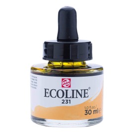 ECOLINE - PAINTING & DRAWING LIQUID WATERCOLOUR INK - GOLD OCHRE 30ml