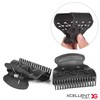 Round Hair Brush Set : with Detachable Barrels Styling Tool,