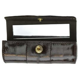 MARSHAL Elegant Design Eelskin Soft Leather Lipstick case