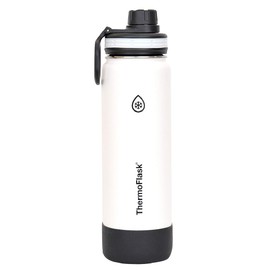 ThermoFlask 0.7L White Insulated Water Bottle Stainless Steel Bottle 700ml Direct Drink TAKEYA