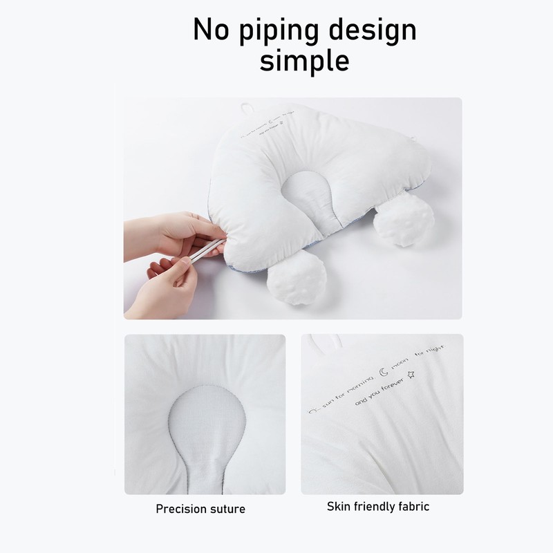 Baby Head Shaped Pillow Soft Nursing Support Adjustable Baby Positioning