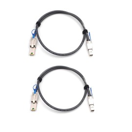 Heretom 2PCS External HD Mini SAS SFF-8644 to SFF-8088 1m 3.3FT Cable