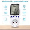 Awootsv Electricity Meter, Electricity Meter, Wattmeter, Socket for Energy Saving,