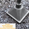 HIGOSPRO Jack Hammer 1-3/16 inch (30mm) Tamper Shank and Plate,