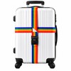 Adjustable Luggage Straps for Suitcases – 3-Digit Combination Lock and