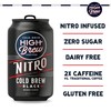 High Brew Coffee, Nitro Black, Cold Brew Coffee, Sugar Free,